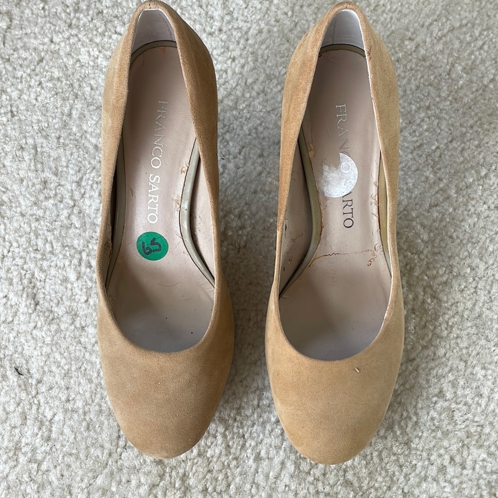 Franco sarto suede shoe size6.5